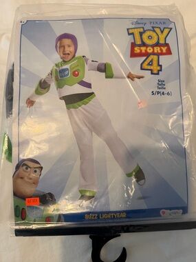 Toy Story Buzz Lightyear Kids Costume - Toy Story 4 size Small (4-6)